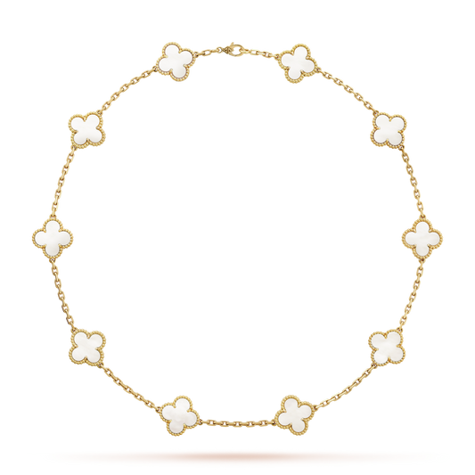 Ziri Radiant Necklace- GOLD Pink Stone