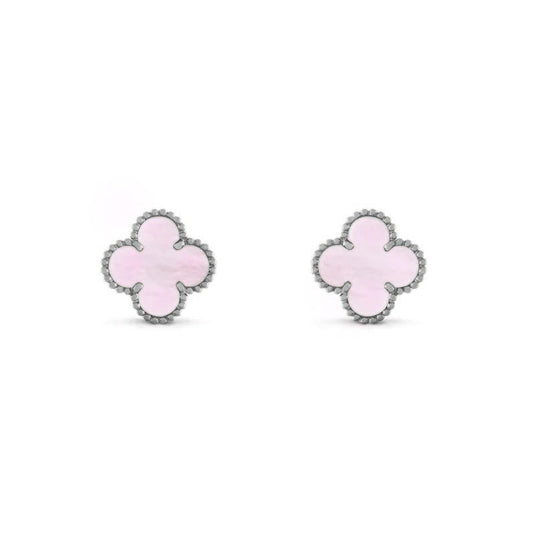 Radiant Earrings- SILVER Pink