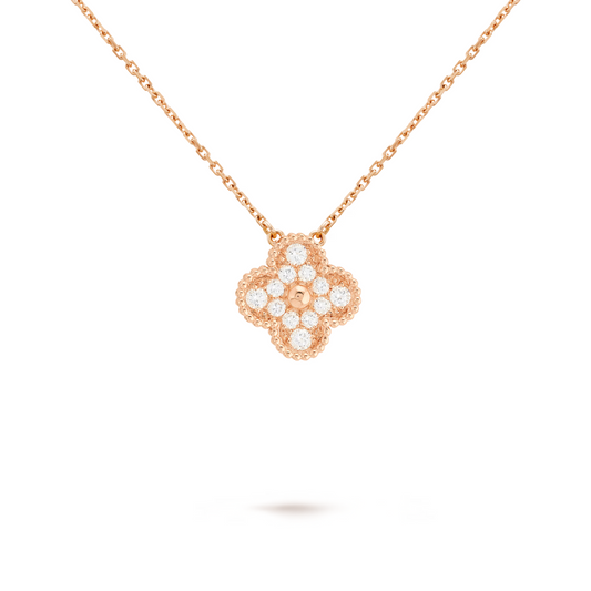 Radiant Diamond Necklace- PINK