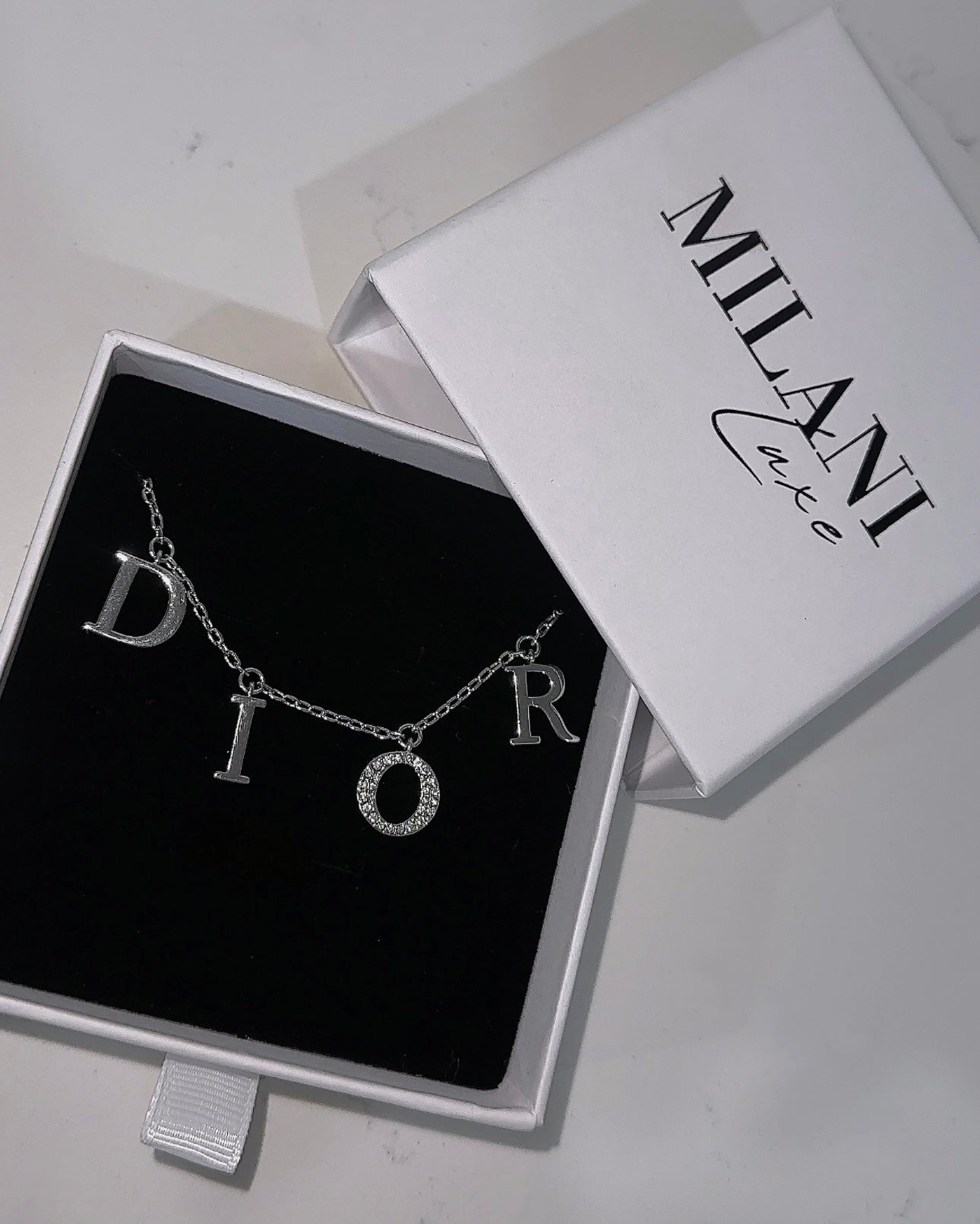 Silver CD Necklace