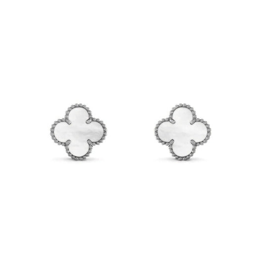 Radiant Earrings- SILVER White
