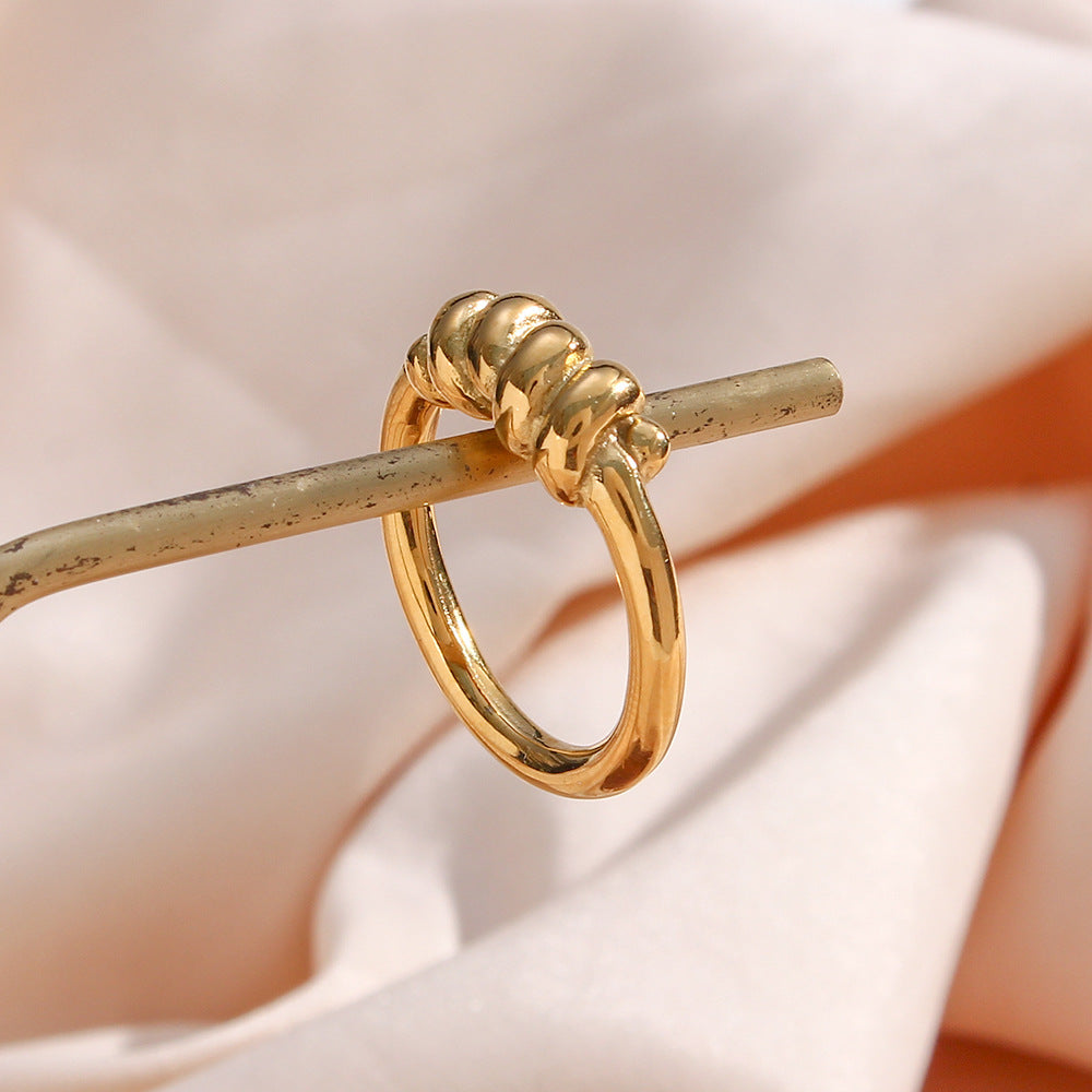Tear Gold Ring