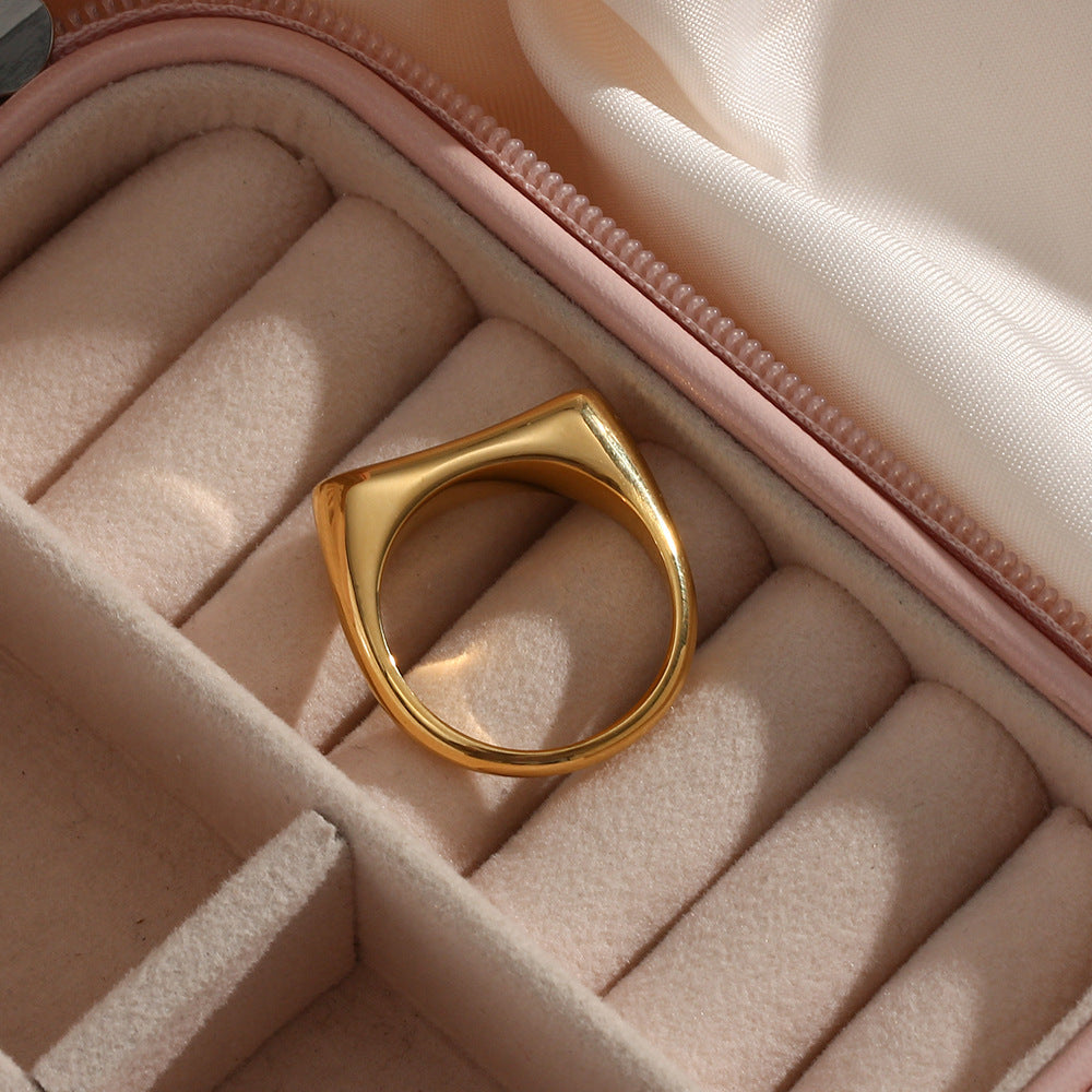 Wool Gold Ring