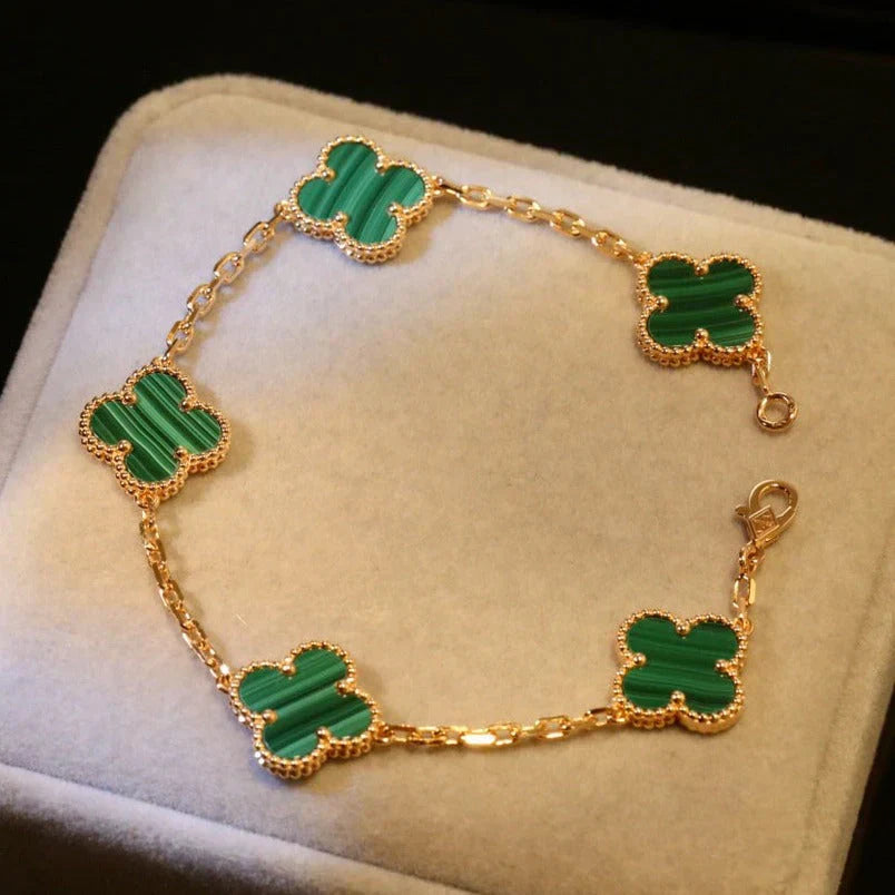 Ziri Radiant Bracelet- ORO Pietra Verde