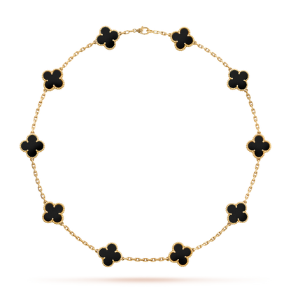 Ziri Radiant Necklace- ORO Pietra Nero