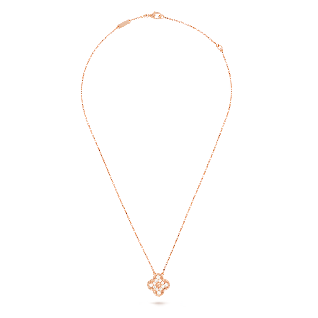 Strahlende Diamantkette - PINK