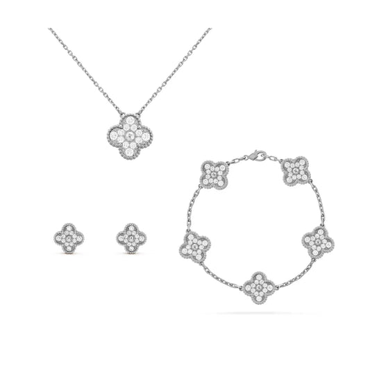 Luxe Radiant Diamond Set- ARGENTO