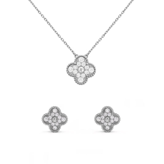 Radiant Diamond Set-ARGENTO