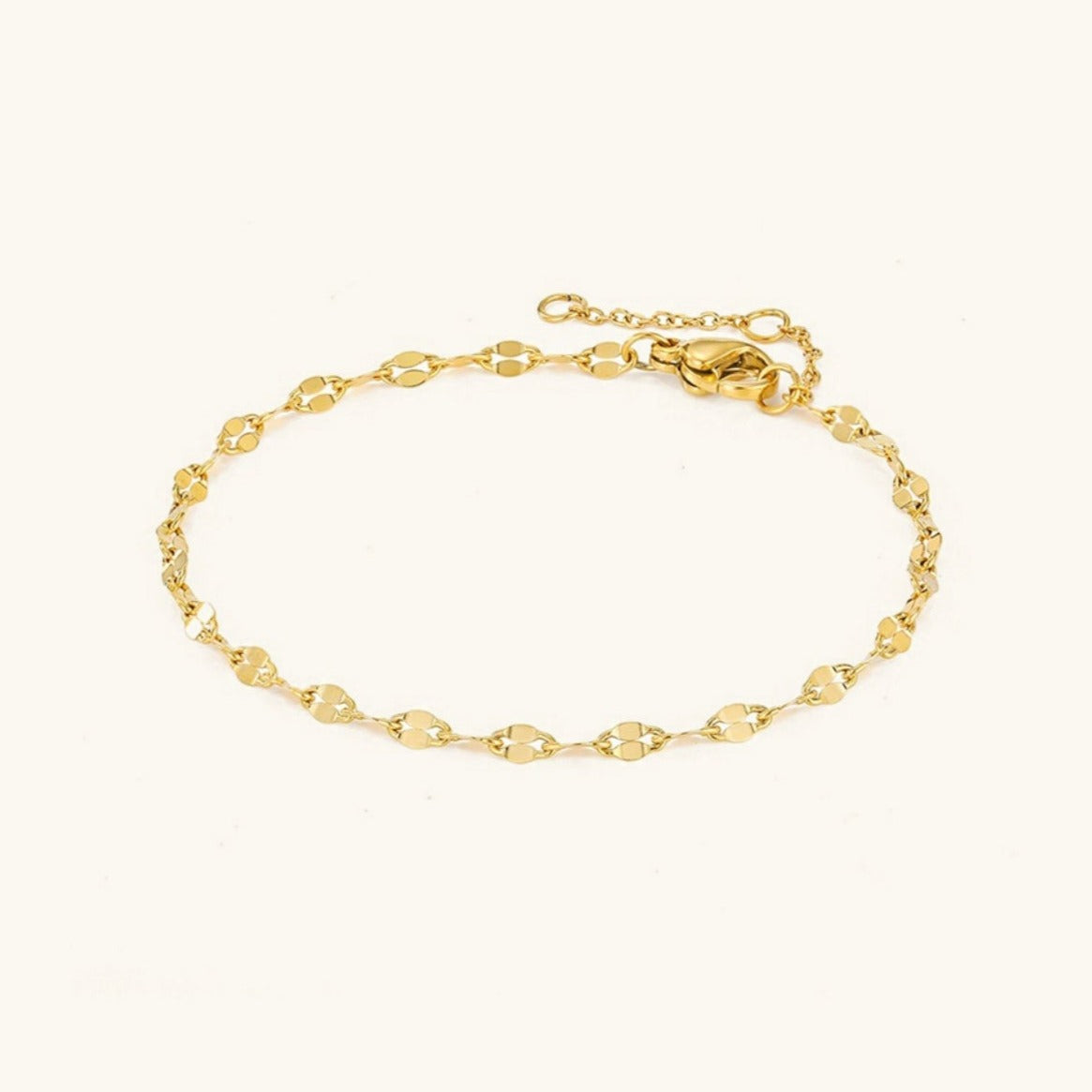 Charlotte Ketten-Fußkettchen - GOLD