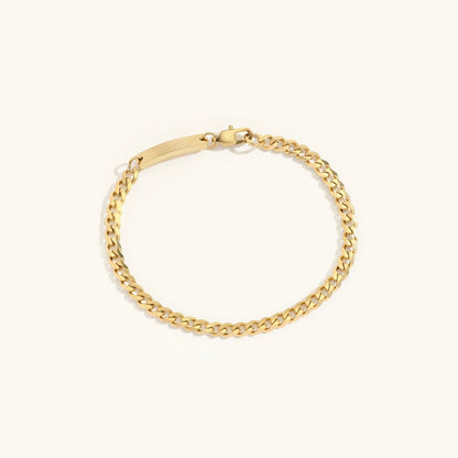 Rosmarin-Goldkettenarmband