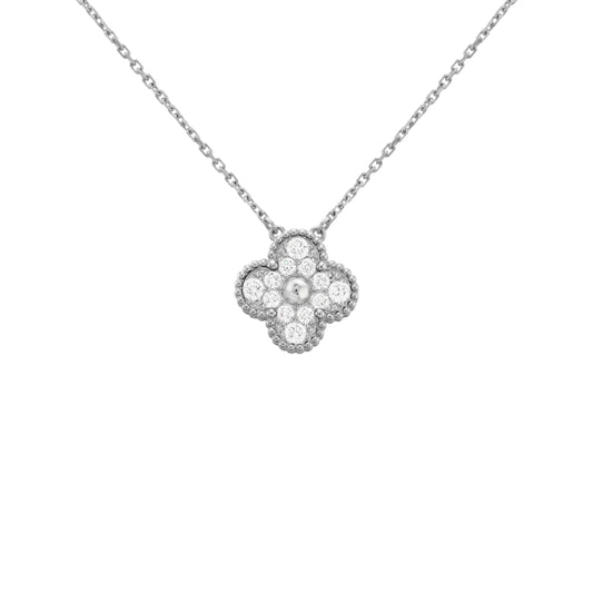Strahlende Diamantkette - SILBER