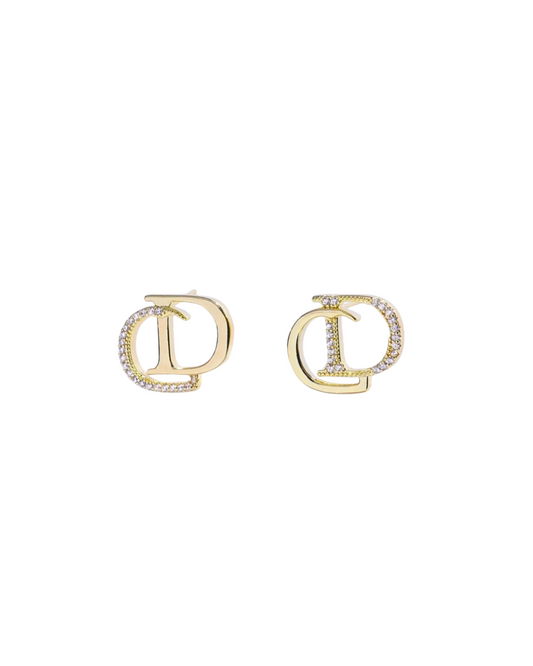 CD Gold Earring