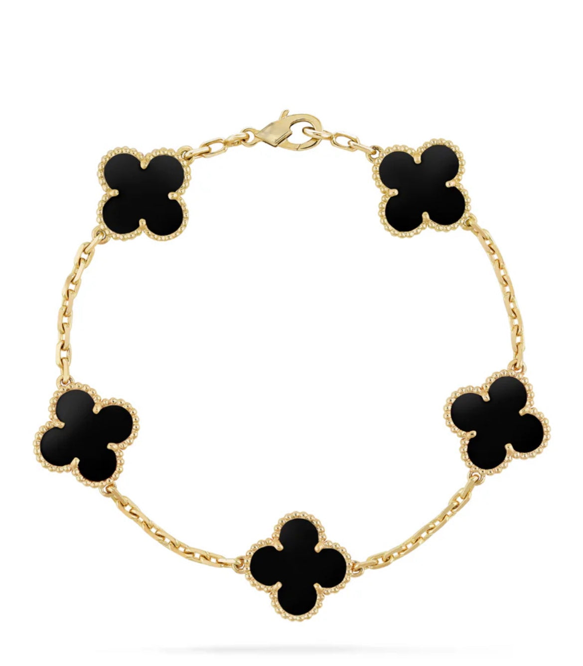Ziri Radiant Bracelet- ORO Pietra Nero