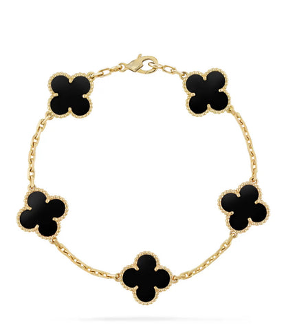 Ziri Radiant Bracelet- ORO Pietra Nero