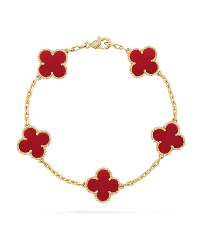 Radiant Bracelet- GOLD Ruby