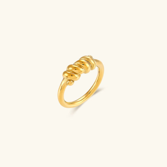 Tear Gold Ring
