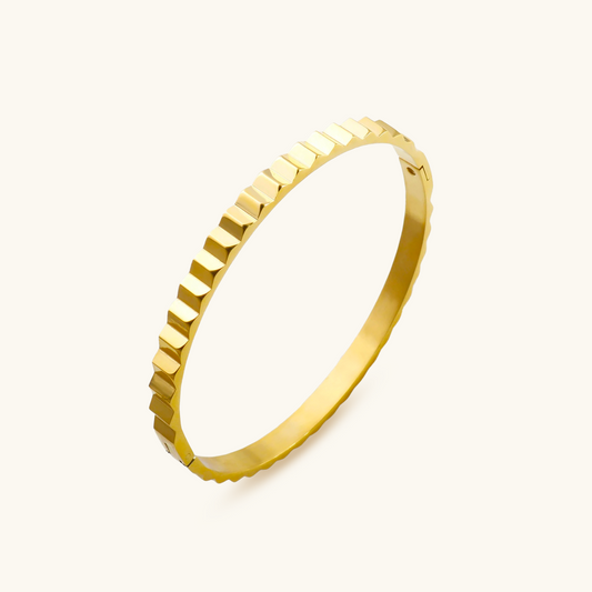 Snow Bangle - Gold