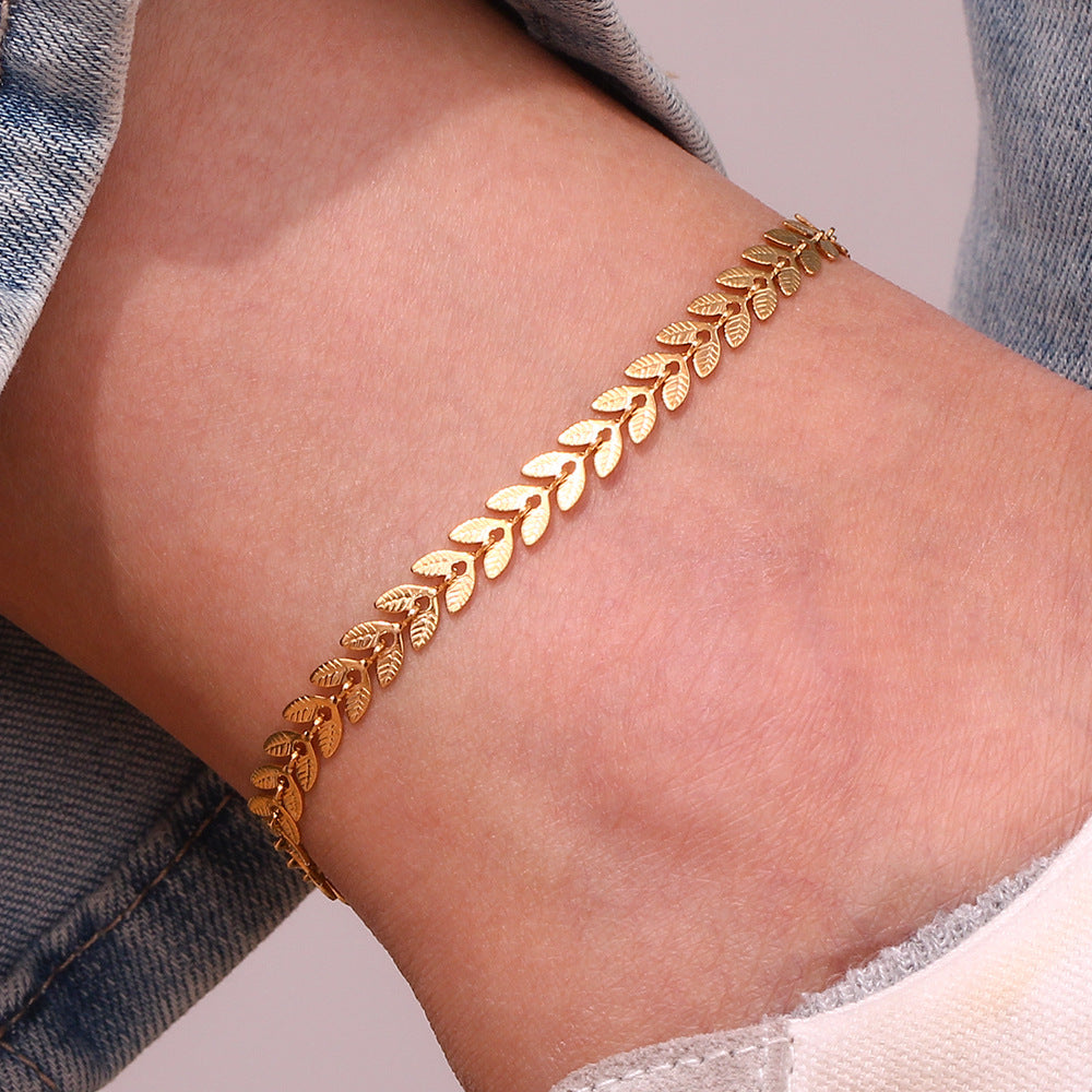 Madeline Anklet- ORO