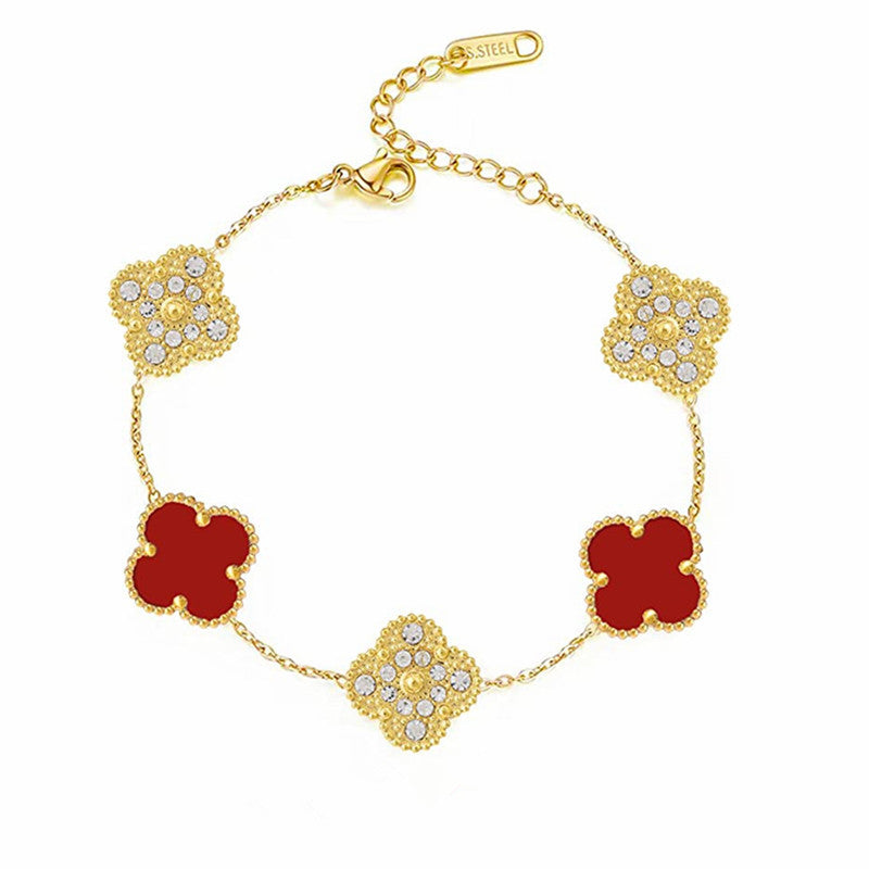 Ziri Radiant Bracelet- ORO Rossa/Rosso Mix