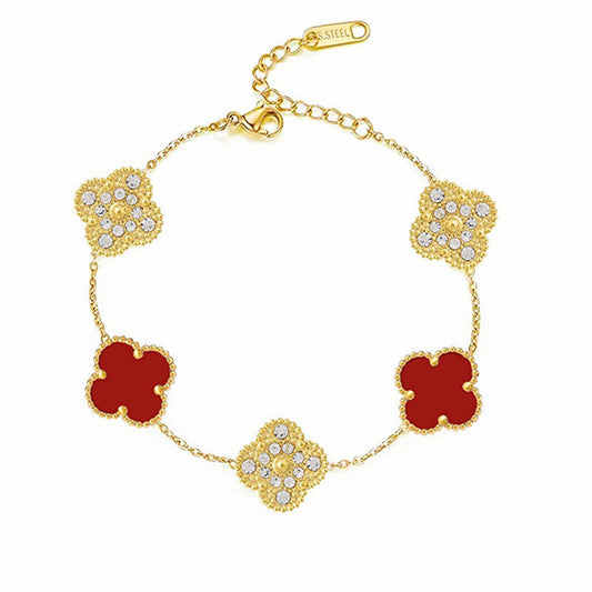 Ziri Radiant Bracelet- ORO Rossa/Rosso Mix