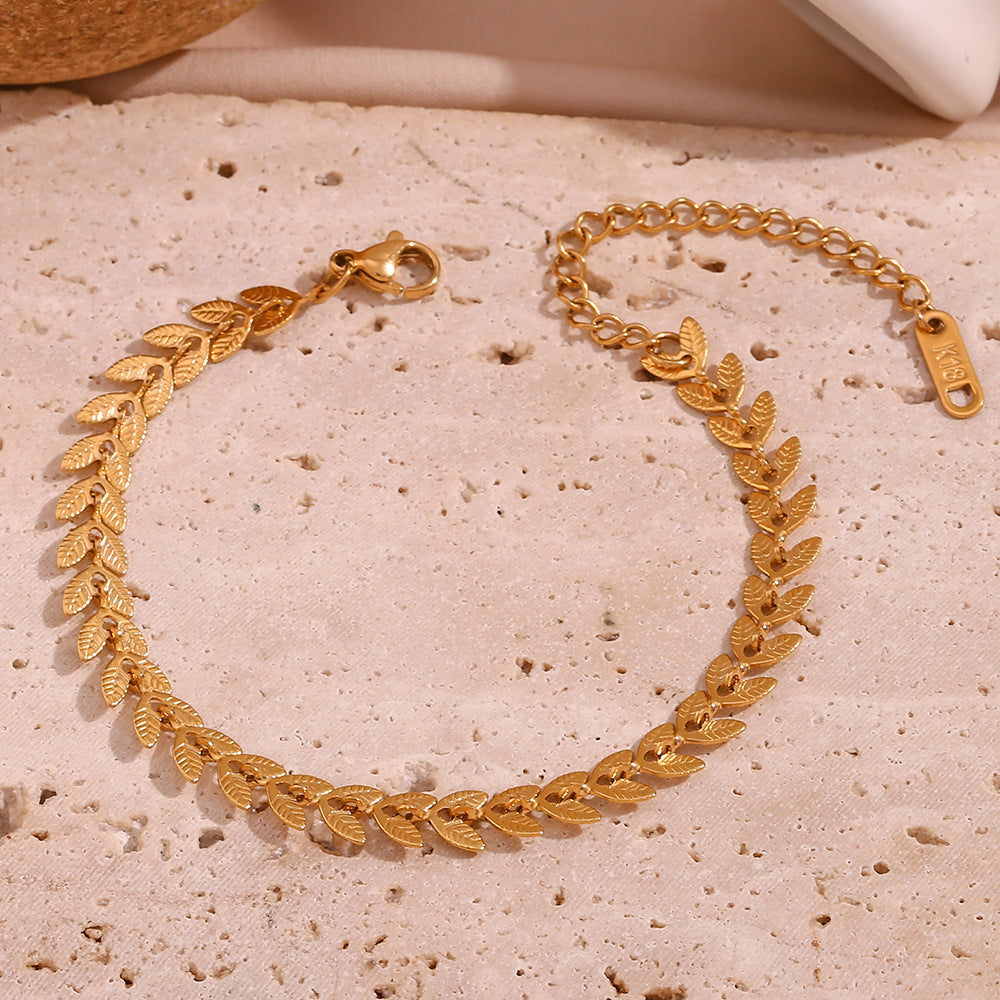 Madeline Anklet- ORO