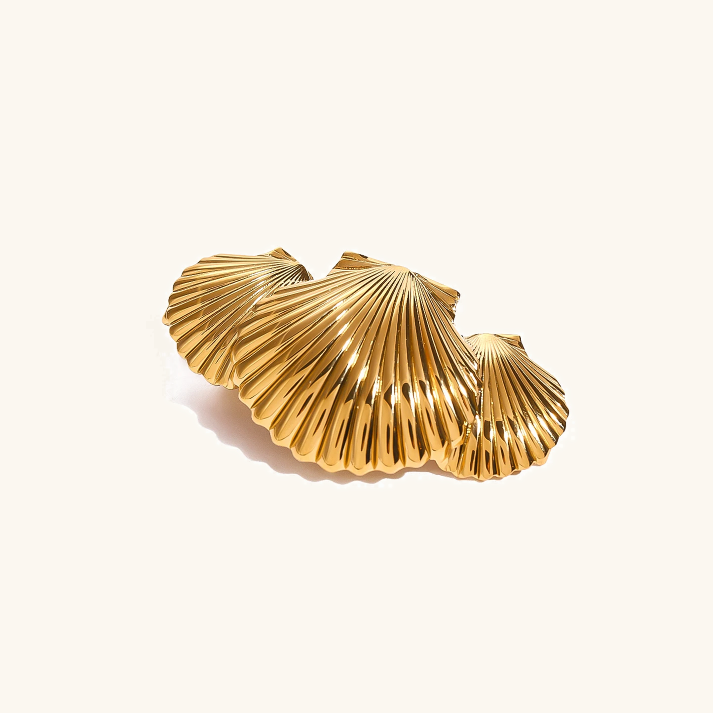 Tidal Sea Shell Gold Haarspange