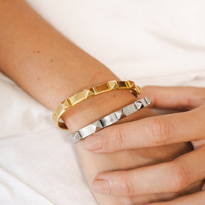 Ohrsteckerarmband – Silber