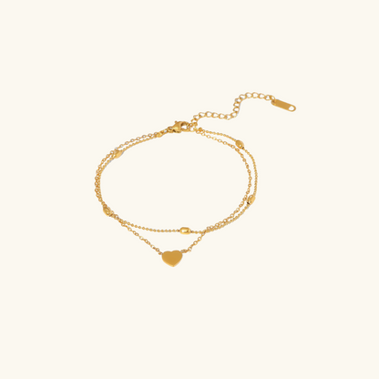 Rowena Gold Fußkettchen