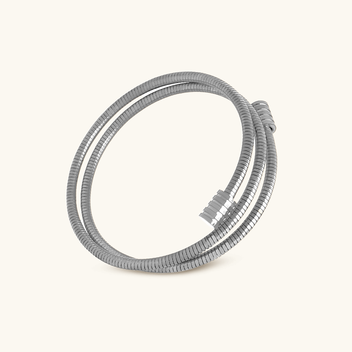 Twister Armreif - Silber 