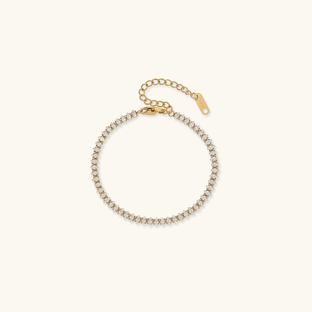 Wisteria-Diamant-Tennisarmband
